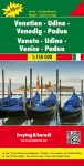 No21. - Veneto: Udine - Velence - Padova Top 10 Tipp autótérkép - f&b