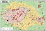 Magyar néprajzi térkép DUO könyöklő - Stiefel 