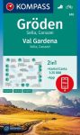   WK 616 - Gröden / Val Gardena - Sella - Canazei turistatérkép - KOMPASS