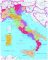   Olaszország postai irányítószámai falitérkép - Stiefel