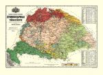   A Magyar Szentkorona országainak etnográfiai falitérképe - HM