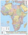 Afrika falitérkép - f&b 