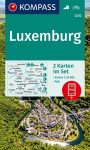 WK 2202 - Luxenburg 2 részes turistatérkép - KOMPASS