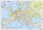 Európa domborzata falitérkép (nagyméretű) - f&b 