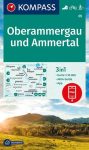 WK 05 - Oberammergau und Ammertal turistatérkép - KOMPASS