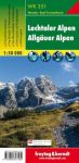   Lechtaler Alpen – Allgäuer Alpen turistatérkép - f&b WK 351