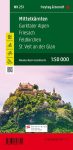 Mittelkärnten, Gurktaler Alpen, Friesach, Feldkirchen, St. Veit an der Glan turistatérkép - f&b WK 231