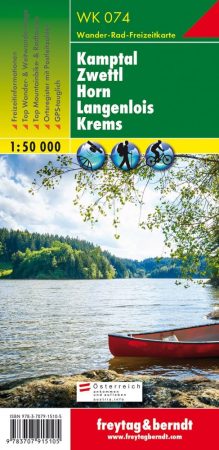 Kamptal – Zwettl – Horn – Langenlois – Krems turistatérkép - f&b WK 074