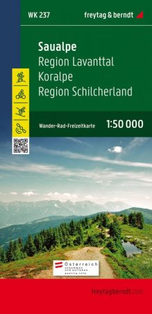 Saualpe – Region Lavanttal – Koralpe – Region Schilcherland  turistatérkép - f&b WK 237
