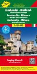   No 2. - Lombardia: Milanó - Észak-olasz tóvidék Top 10 Tipp autótérkép - f&b AK 0612
