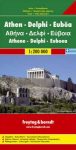 Athen - Delphi - Egina autótérkép - f&b AK 0826