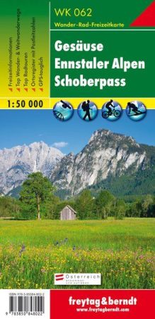 Gesäuse-Ennstaler Alpen-Schoberpass turistatérkép - f&b WK 062
