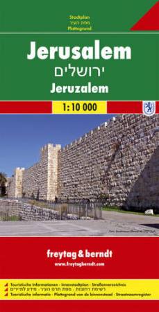 Jeruzsálem belvárostérkép - f&b PL 506