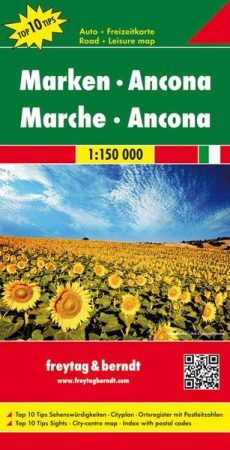 No 9. - Marche - Ancona Top 10 Tipp autótérkép - f&b