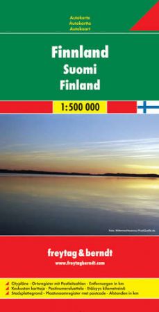 Finnország autótérkép - f&b AK 6401