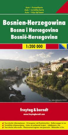Bosznia-Hercegovina autótérkép - f&b AK 0712