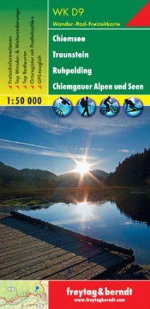 Chiemsee – Traunstein – Ruhpolding – Chiemgauer Alpen und Seen turistatérkép - f&b WKD 9