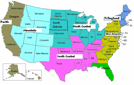 amerika államai térkép Amerikai Egyesült Államok   Amerikai térkép   TÉRKÉP   Útikönyv  amerika államai térkép
