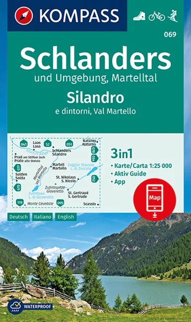 WK 069 - Schlanders / Silandro turistatérkép - KOMPASS