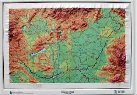 Image of Magyarország dombortérképe - HM