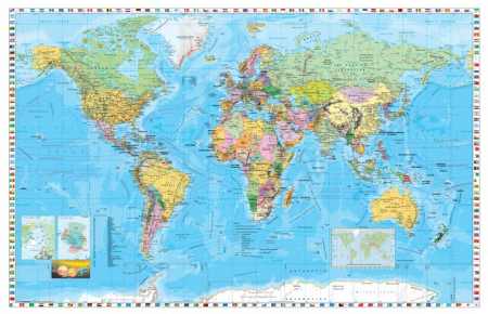 föld országai térkép A Föld országai térkép/Közép Európa autótérkép könyöklő   Stiefel  föld országai térkép
