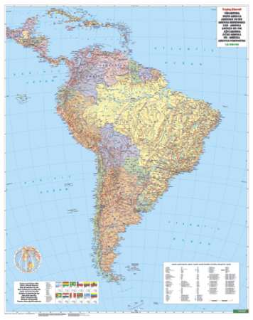 térkép közép amerika Dél Amerika falitérkép   f&b   Útikönyv   Térkép   Földgömb térkép közép amerika