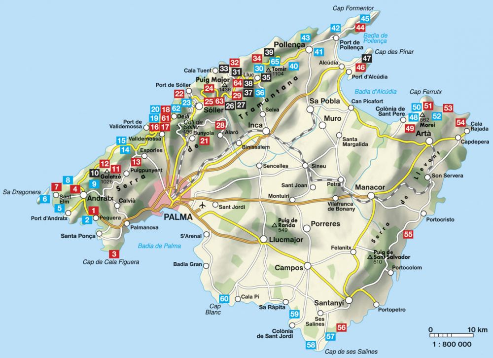 mallorca térkép Mallorca   RO 4805   Útikönyv   Térkép   Földgömb mallorca térkép