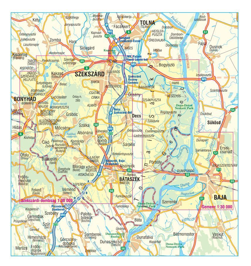 szarvas térkép Gemenc / Szekszárdi dombság / Geresdi dombság térkép   Szarvas map  szarvas térkép